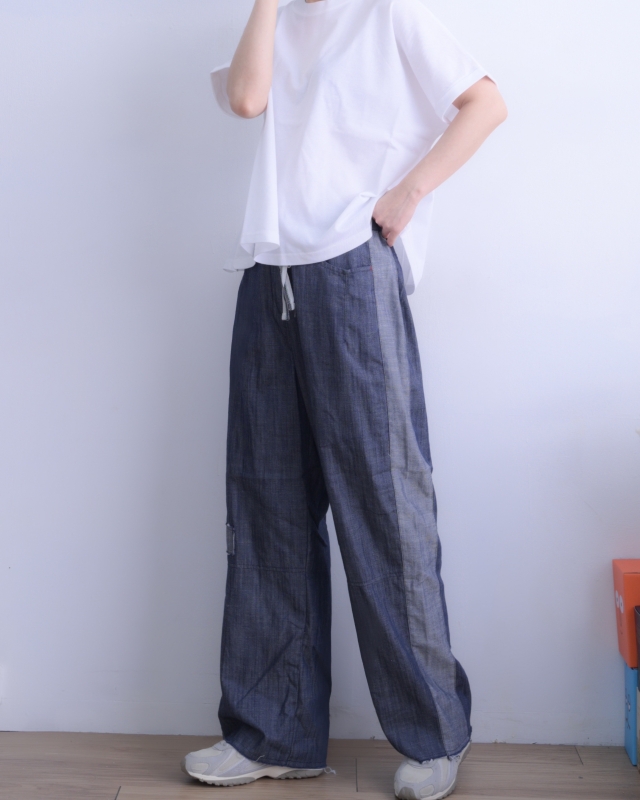 韓 袖反摺素色上衣 3色 size