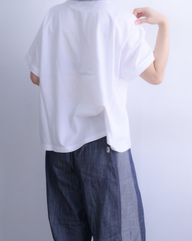 韓 袖反摺素色上衣 3色 size