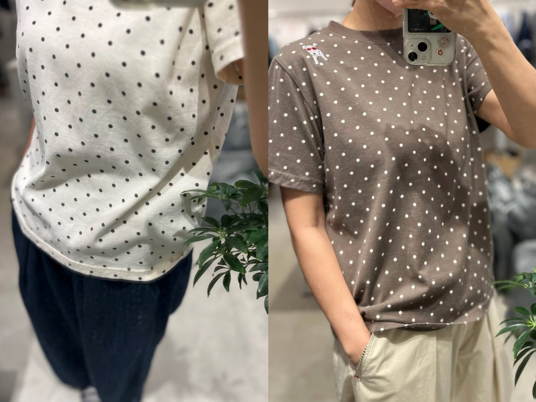 韓 點點墨鏡狗上衣 2色