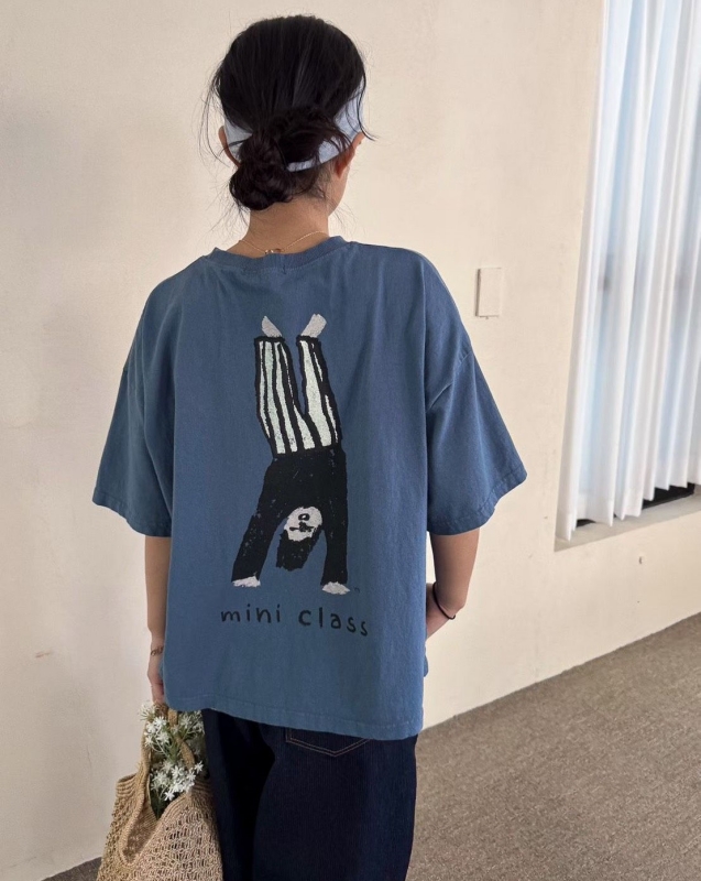 韓 背倒立上衣 2色 size