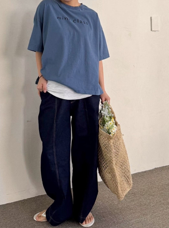 韓 背倒立上衣 2色 size