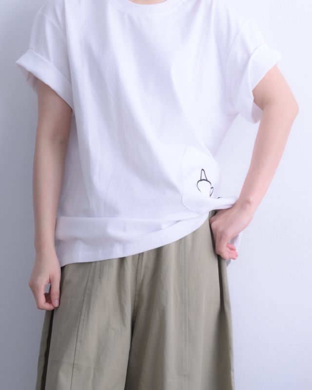韓 喵口袋上衣 3色 size