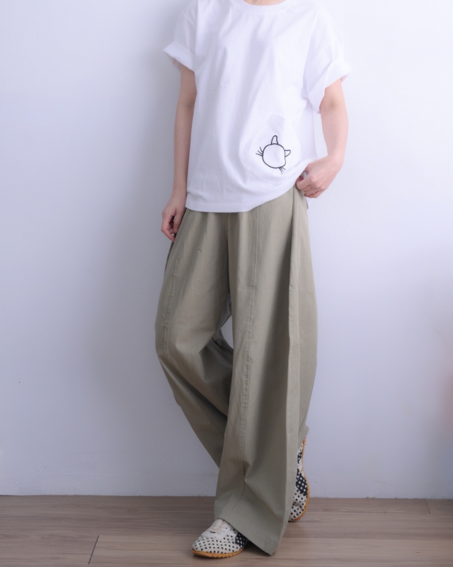 韓 喵口袋上衣 3色 size