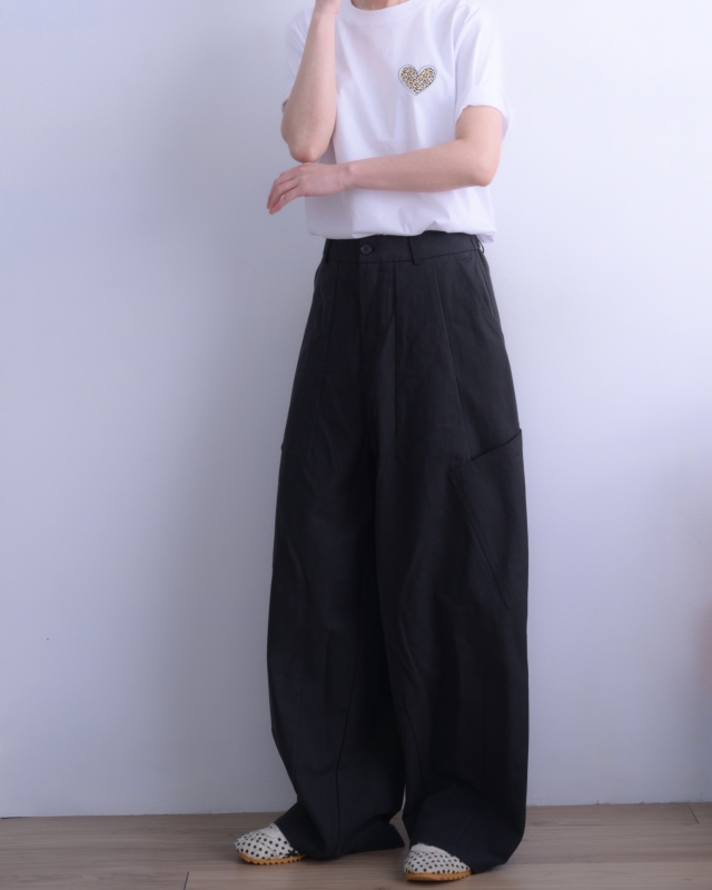 韓 豹紋愛心上衣 2色 size