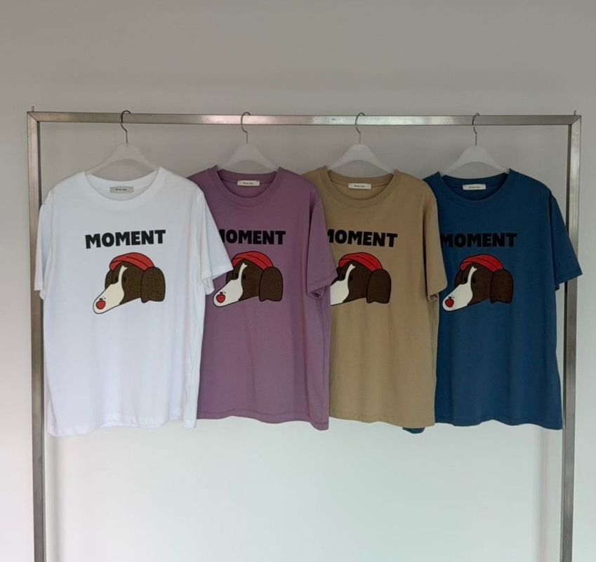 韓 戴帽聰明狗上衣 4色 size