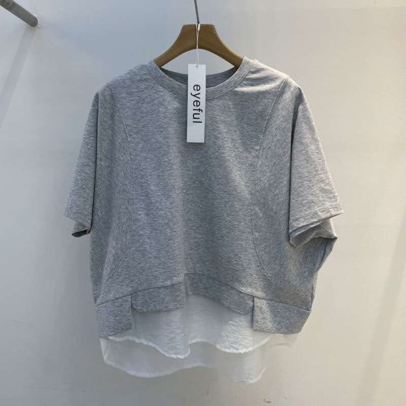 韓 假兩件式上衣 3色