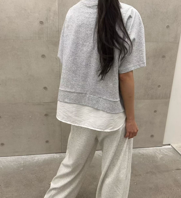韓 假兩件式上衣 3色
