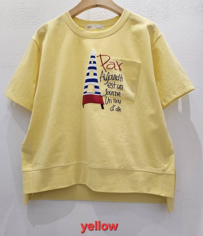 韓 巴黎鐵塔上衣 3色 size