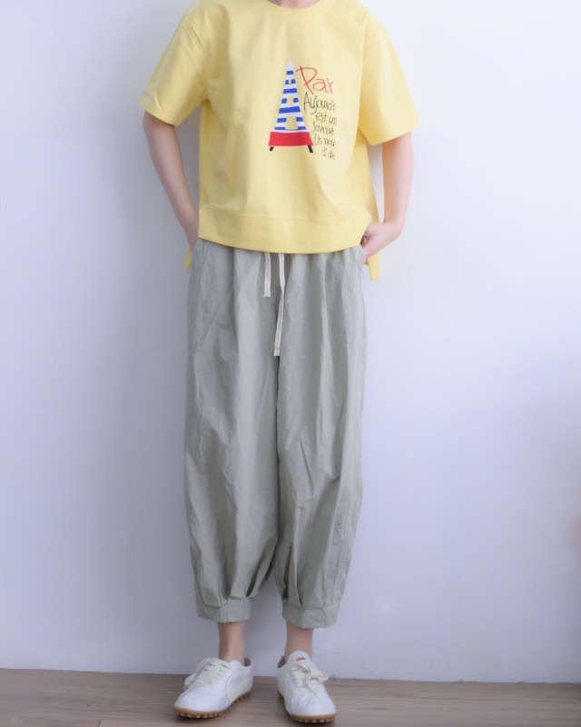 韓 巴黎鐵塔上衣 3色 size