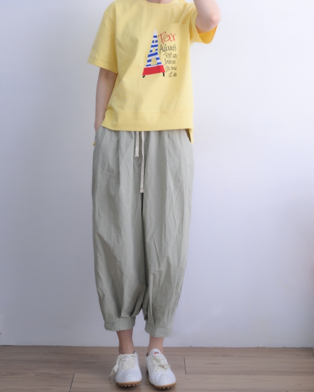 韓 巴黎鐵塔上衣 3色 size