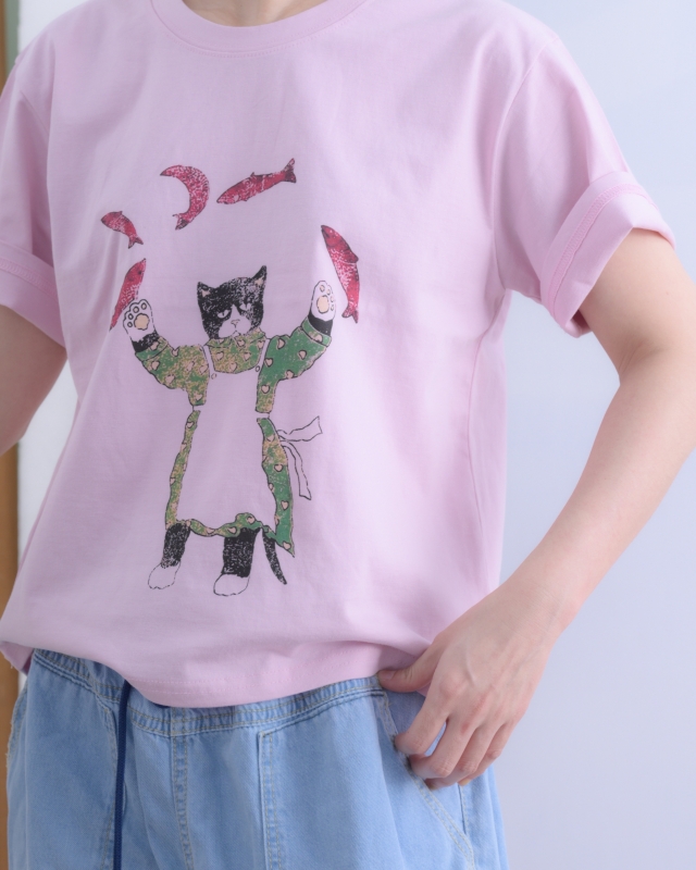 韓 甩魚貓上衣 2色 size
