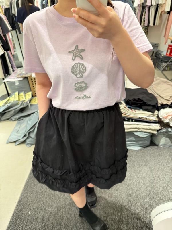 韓 貝殼上衣 4色