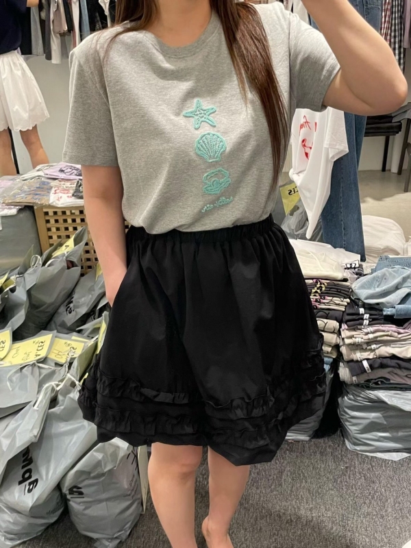 韓 貝殼上衣 4色