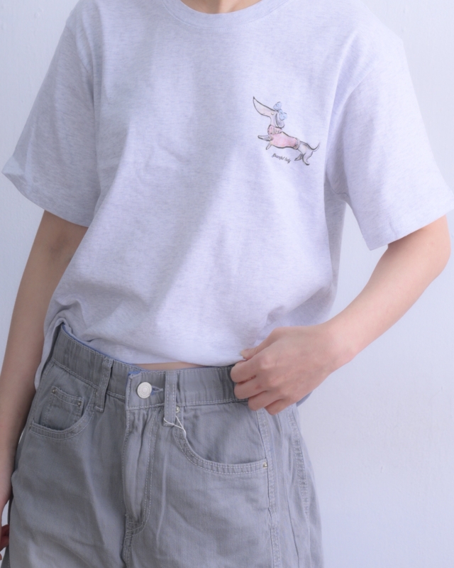 韓 臘腸狗上衣 3色 size