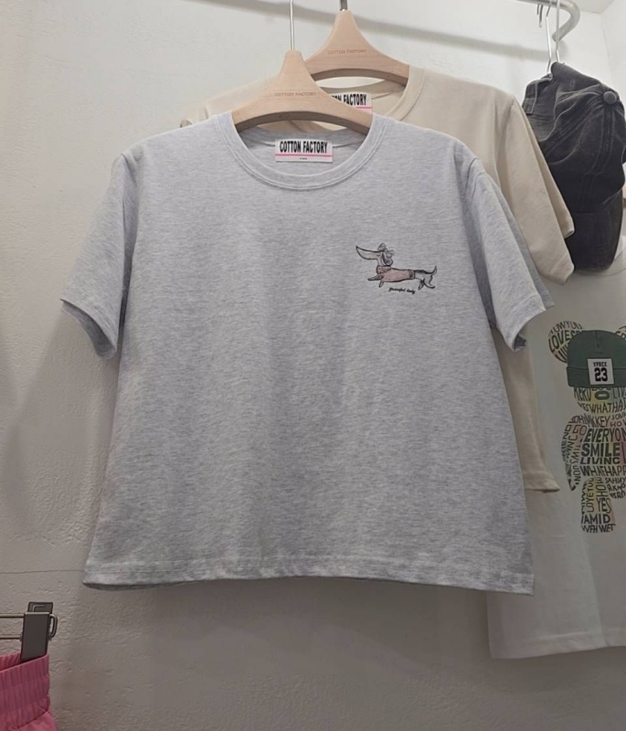 韓 臘腸狗上衣 3色 size