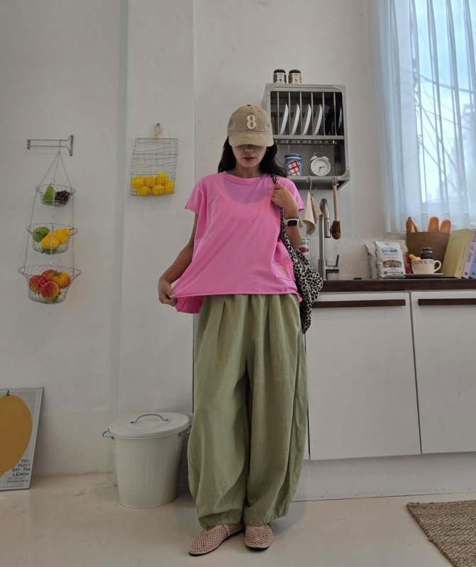 韓 線條房子上衣 3色