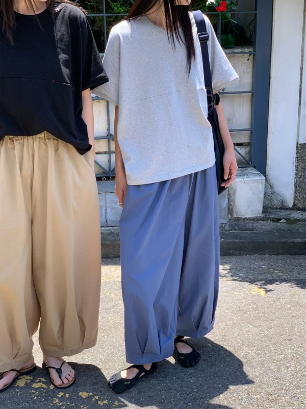 韓 前口袋素色上衣 4色