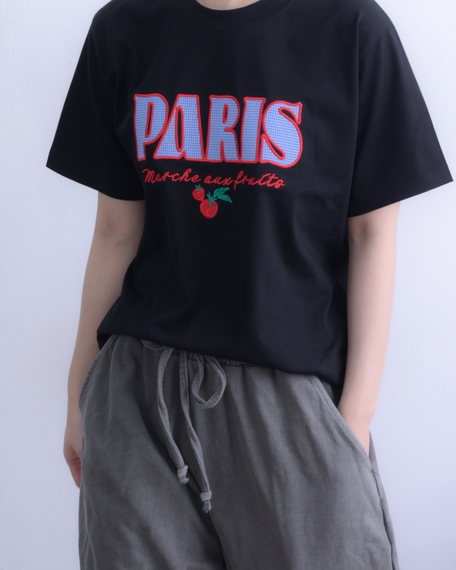 韓 巴黎草莓上衣 3色 size