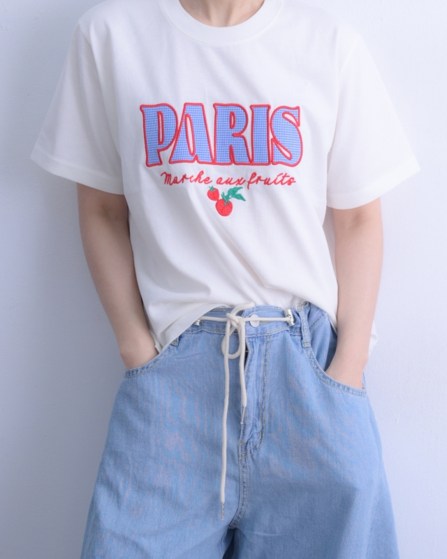 韓 巴黎草莓上衣 3色 size