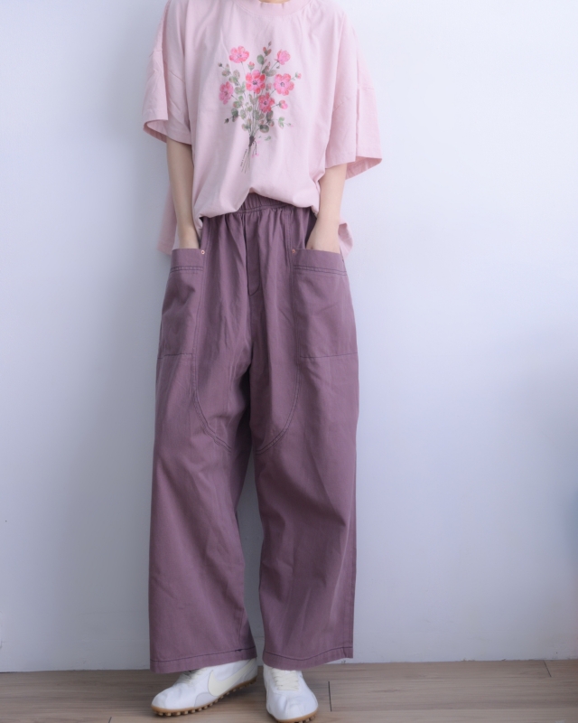 韓 一把花上衣 3色 size