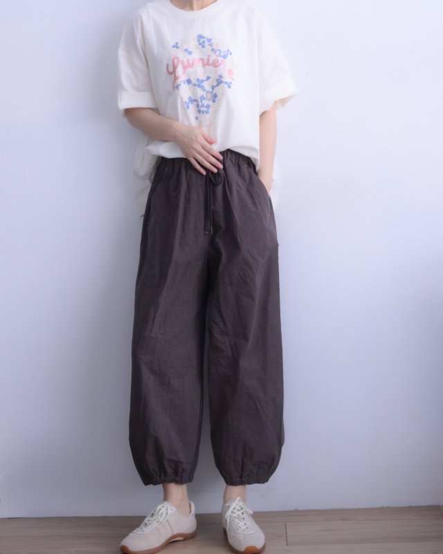 韓 熱氣球上衣 size
