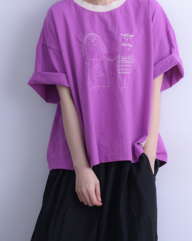 韓 手牽手上衣 3色 size