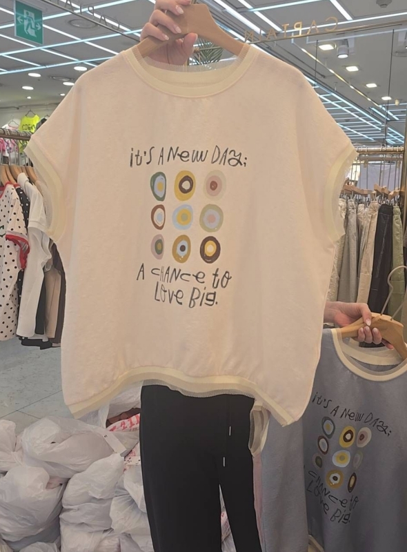 韓 圈圈上衣 3色 size