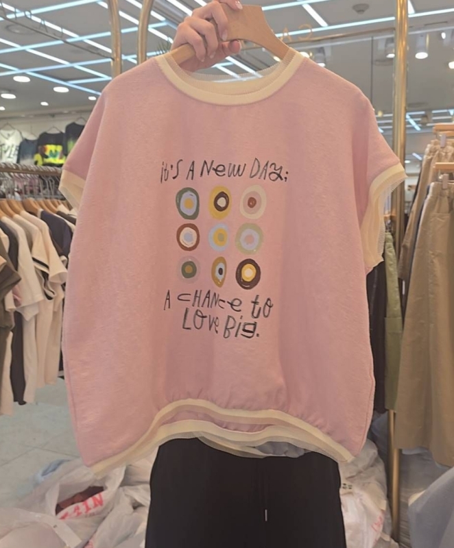 韓 圈圈上衣 3色 size