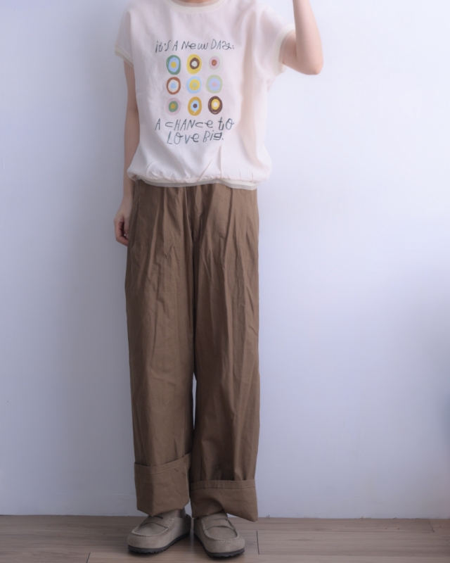 韓 圈圈上衣 3色 size
