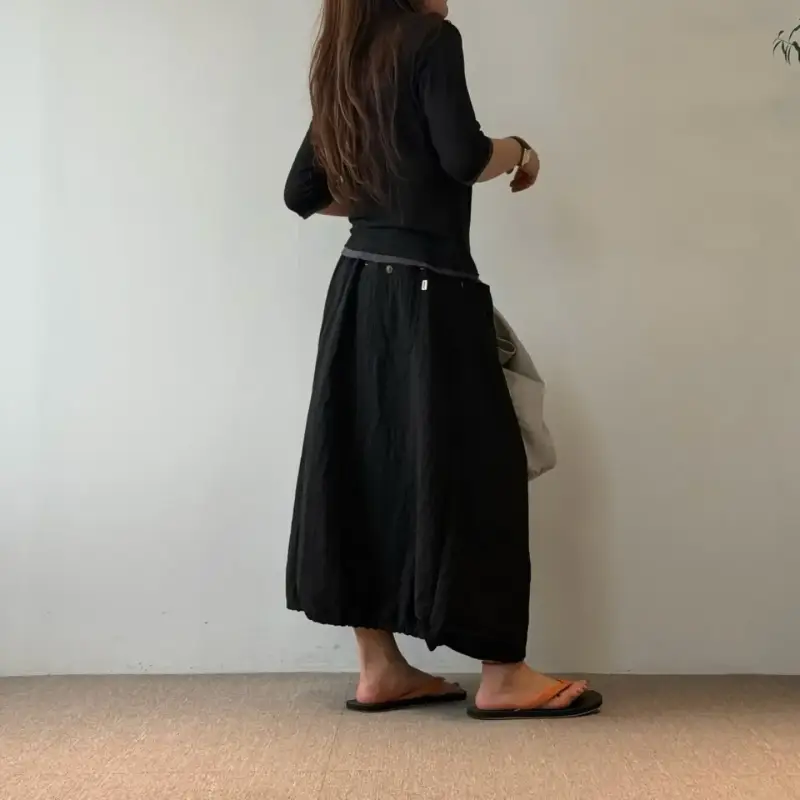 韓 有領V六分袖上衣 3色