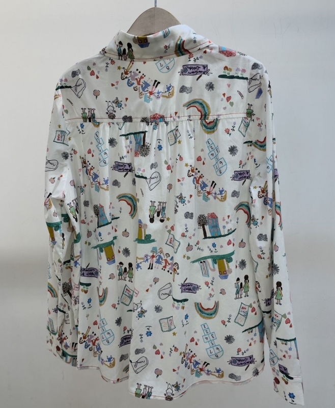 韓 一起玩襯衫 size