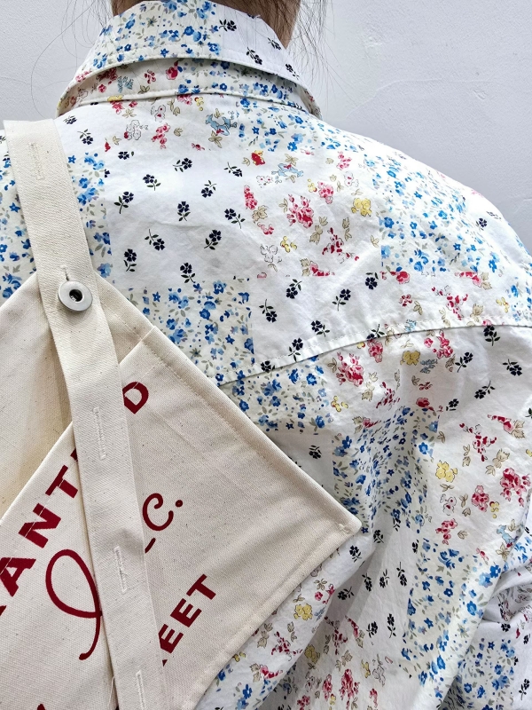 韓 小方格碎花襯衫 2色