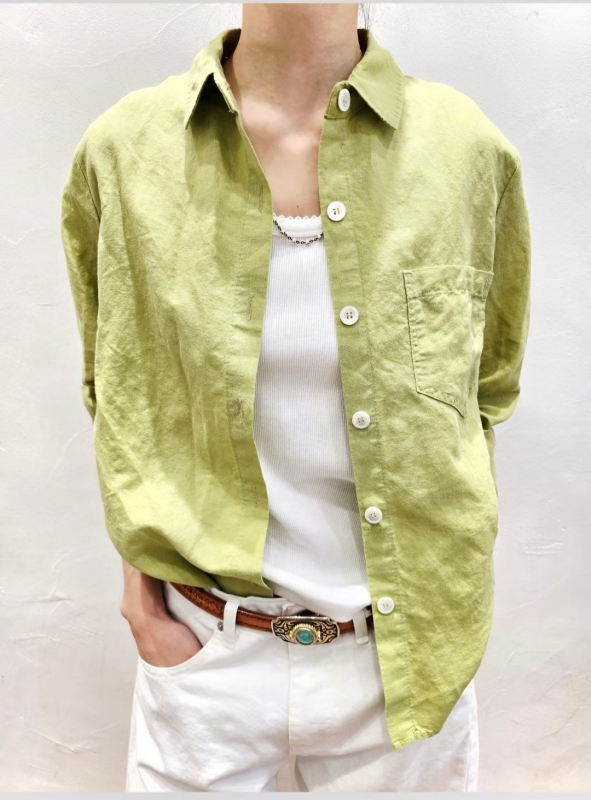 韓 素色襯衫 4色