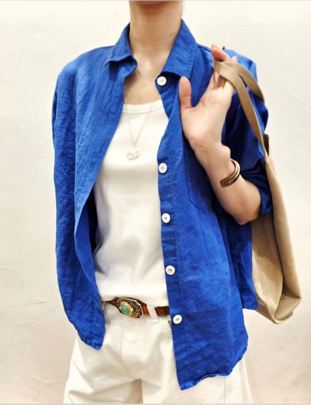 韓 素色襯衫 4色