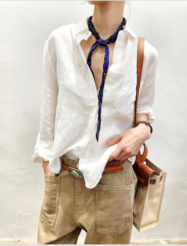 韓 素色襯衫 4色