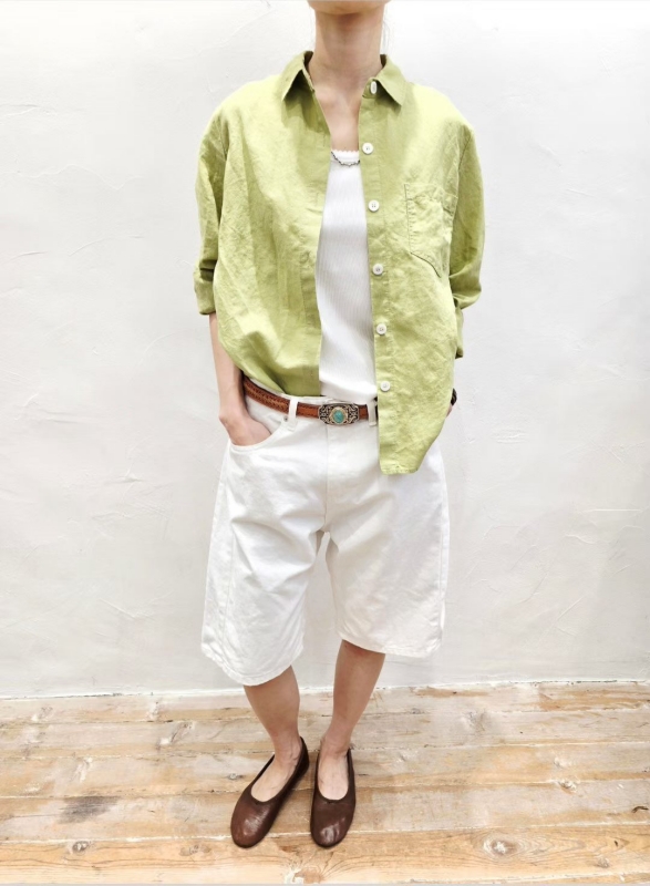 韓 素色襯衫 4色