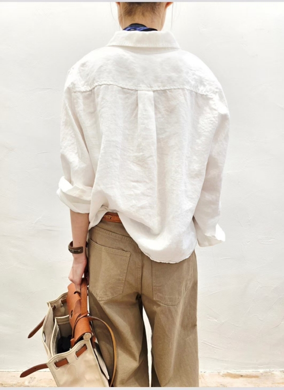 韓 素色襯衫 4色