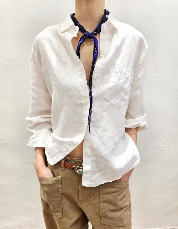 韓 素色襯衫 4色