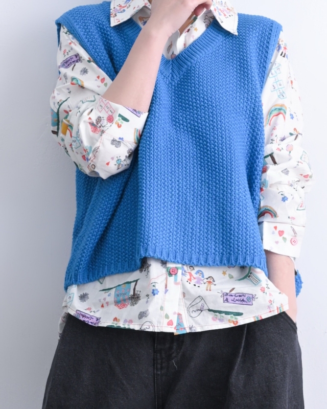 韓 V短版背心 5色 size