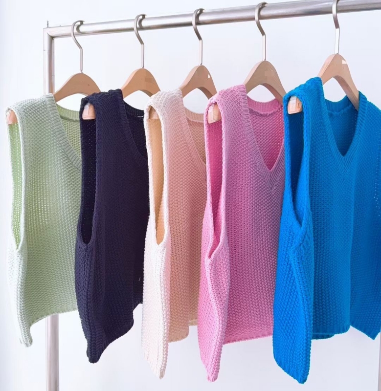 韓 V短版背心 5色 size