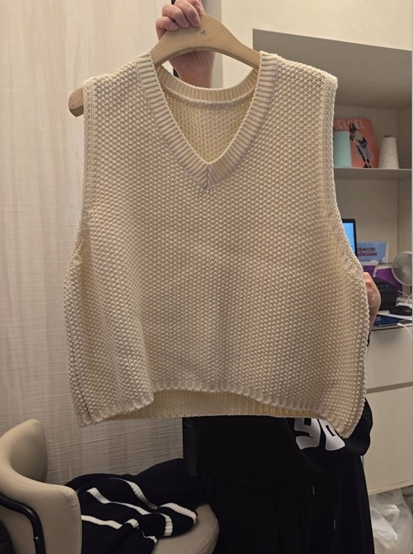 韓 V短版背心 5色 size