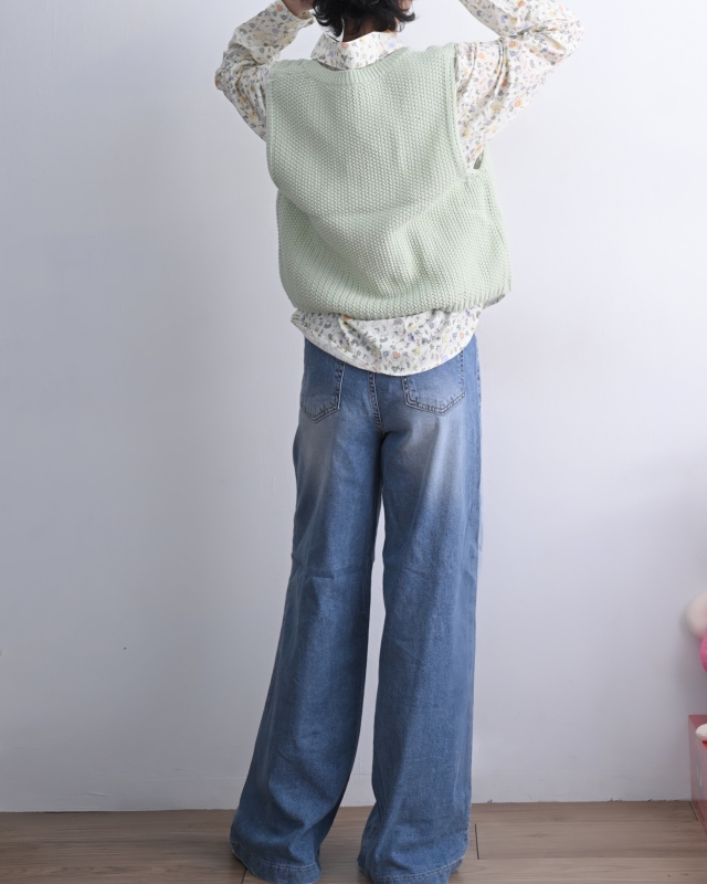 韓 V短版背心 5色 size