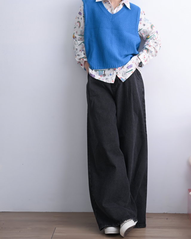 韓 V短版背心 5色 size