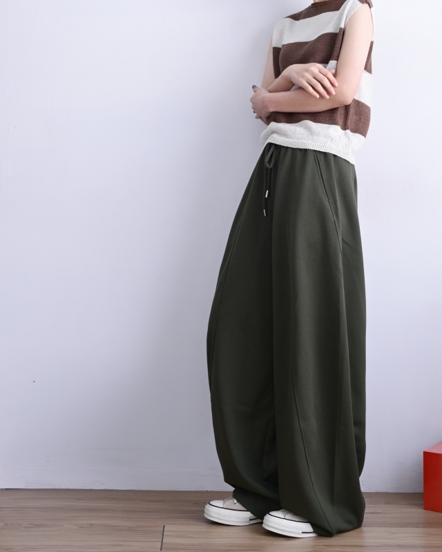 韓 粗條無袖上衣 3色