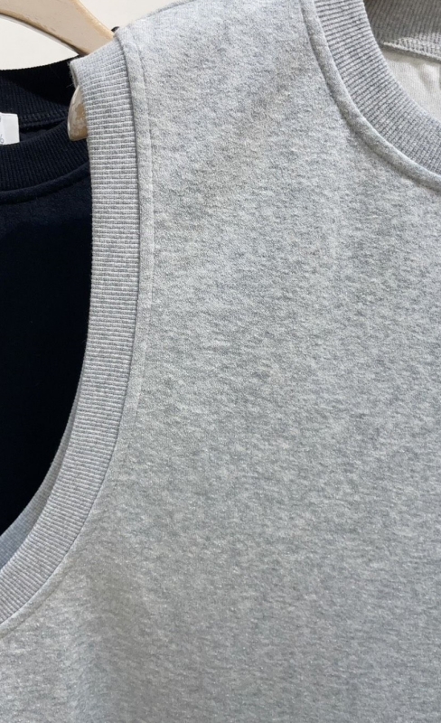 韓 雙口袋無袖上衣 2色 size