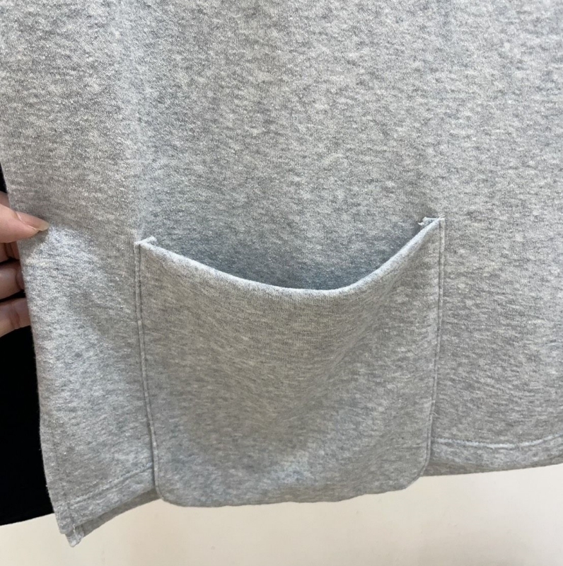 韓 雙口袋無袖上衣 2色 size