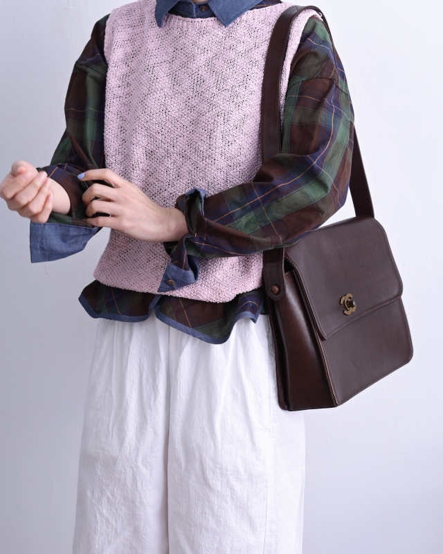 韓 素色針織背心 6色