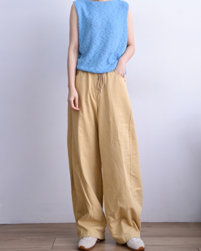 韓 素色針織背心 6色