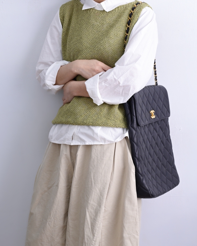 韓 素色針織背心 6色