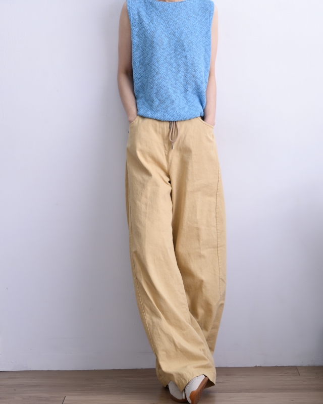 韓 素色針織背心 6色